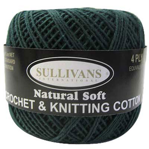 36068 Crochet Cotton 50 Gm Heritage Green