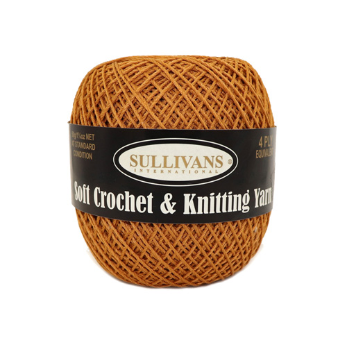 36122 Sullivans Crochet & Knitting Yarn 50gm Caramel