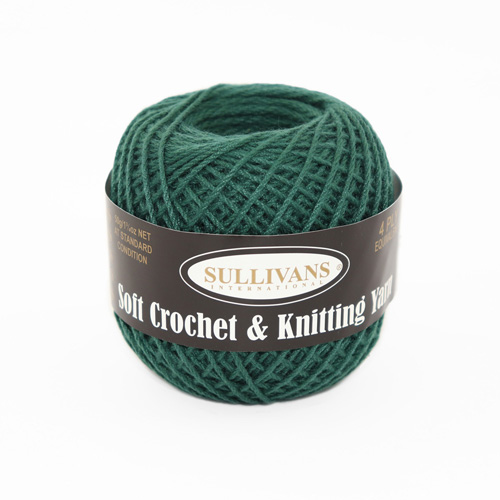 36166 Sullivans Crochet & Knitting Yarn 50gm Heritage Green
