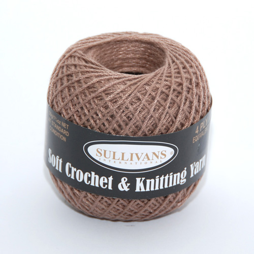 36181 Sullivans Crochet & Knitting Yarn 50gm Mocha
