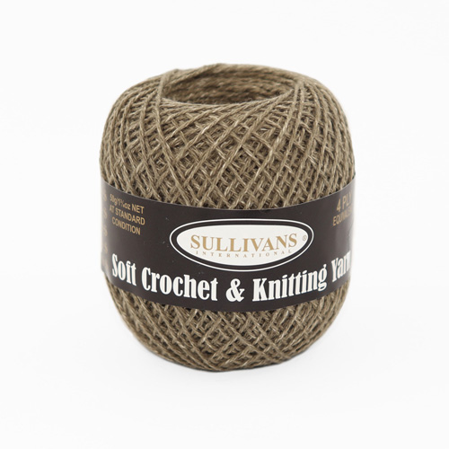 36230 Sullivans Crochet & Knitting Yarn 50gm Fawn