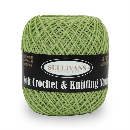 Crochet & Knitting Yarn 50gm Spring Green Sullivans International