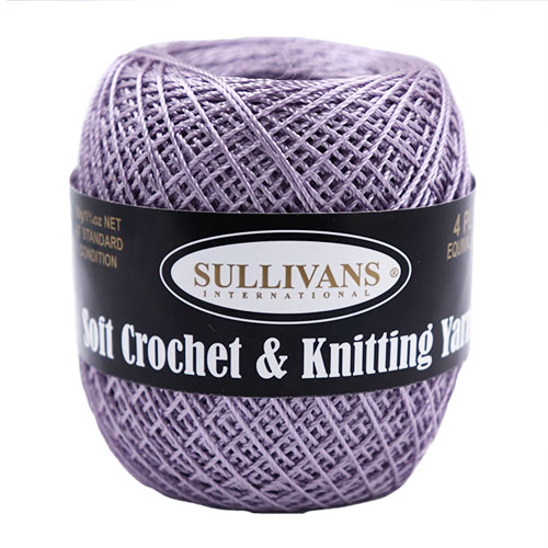 36307 Sullivans Crochet & Knitting Yarn 50gm Lilac