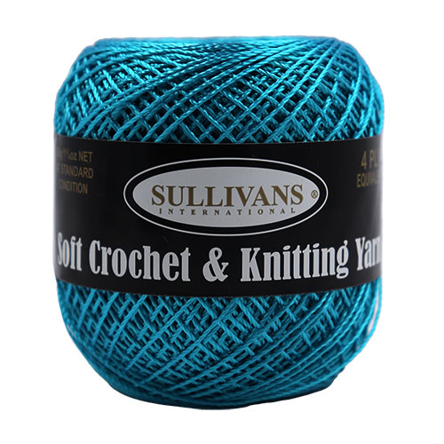 36315 Sullivans Crochet & Knitting Yarn 50gm Caribbean Blue