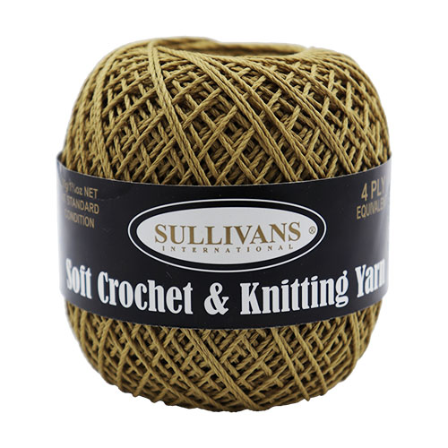 36350 Sullivans Crochet & Knitting Yarn 50gm Curry