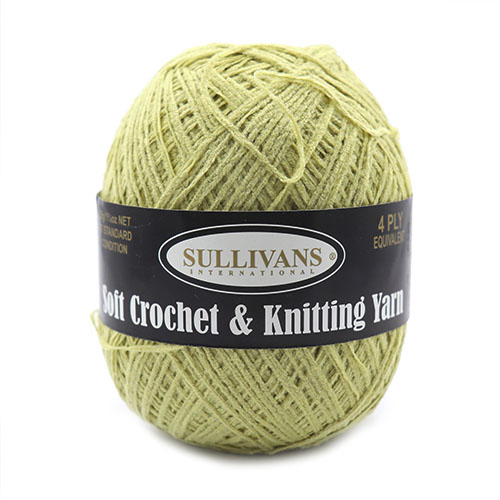 36363 Sullivans Crochet & Knitting Chenille Yarn 50gm Parsnip