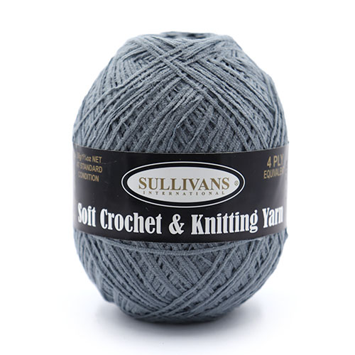 36366 Sullivans Crochet & Knitting Chenille Yarn 50gm Blue