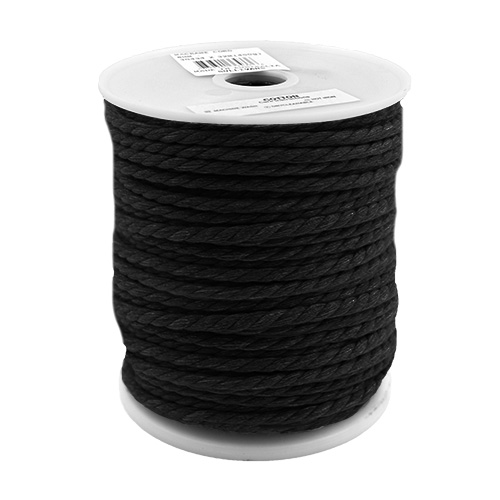 36430 Sullivans Macrame Cord 6mm Black