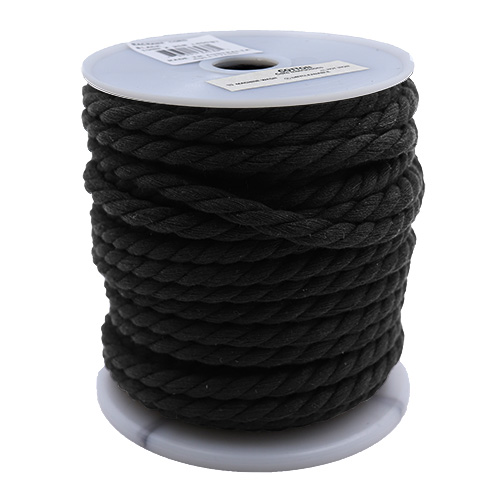 36438 Sullivans Macrame Cord 10mm Black