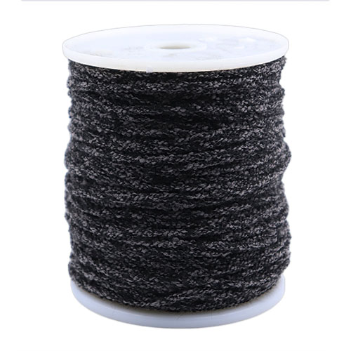 36485 Sullivans Macrame Cord 4mm Antracite Charcoal
