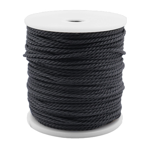 36512 Sullivans Macrame Cord 4mm Charcoal Grey