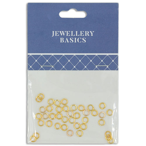 36758 Jump Ring 4mm Gold