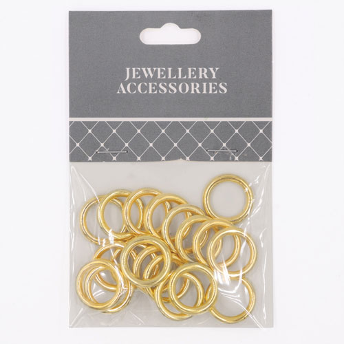 36780 Plastic Ring 16mm Gold