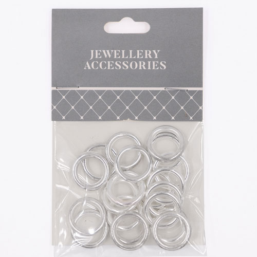 36781 Plastic Ring 16mm Bright Silver