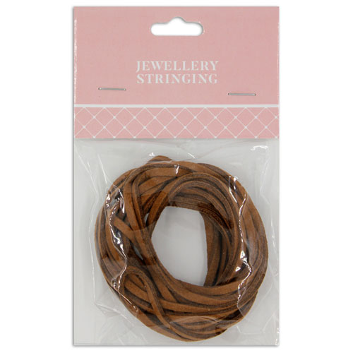 36783 Thonging Suede 2mm Dark Tan