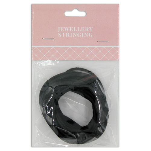 36784 Thonging Suede 2mm Black