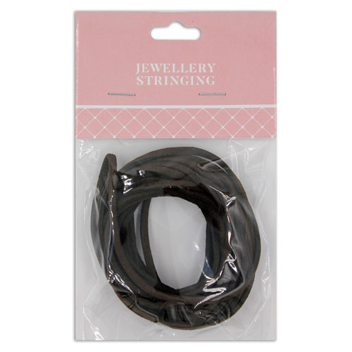 36786 Thonging Suede 2mm Dark Brown