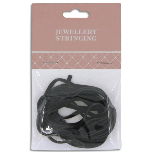 36801 Thonging Faux Leather 2mm Black