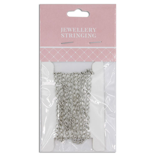 36857 Chain Twisted 3mmx2mm Dark Silver