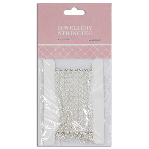 36858 Chain Twisted 3mmx2mm Bright Silver