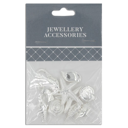 36883 Charm Assorted Bright Silver