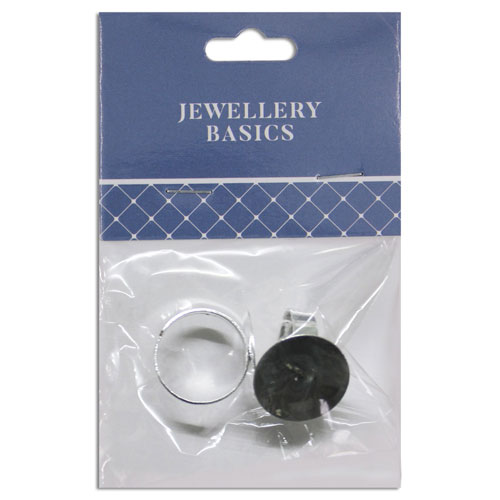 36894 Adjustable Ring Base 18mm Bright Silver