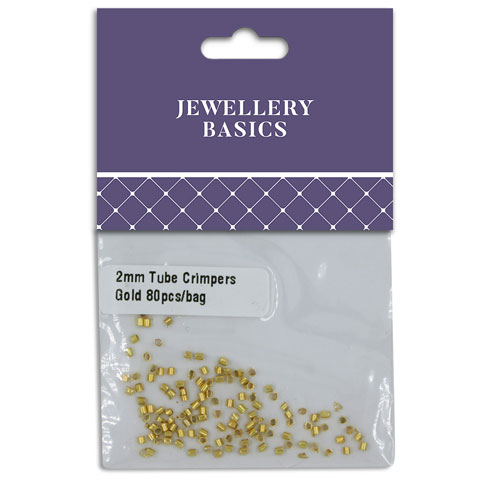 36895 Crimpers 2mm Gold