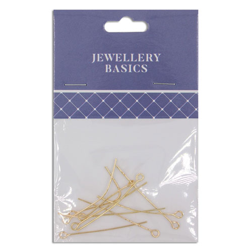 36898 Eye Pin 35mm Gold