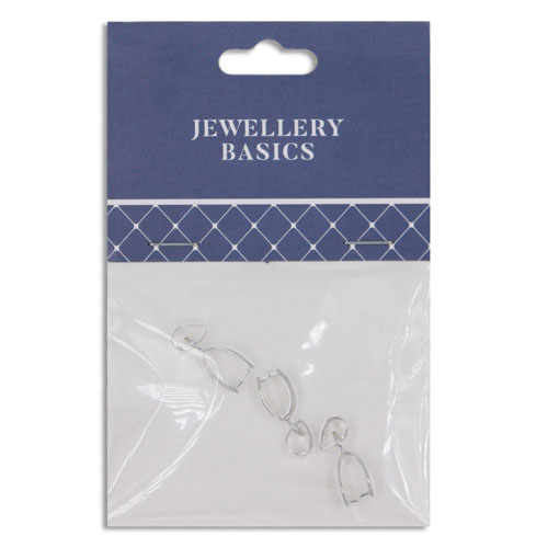 36919 Pendant Bale 20mm Bright Silver