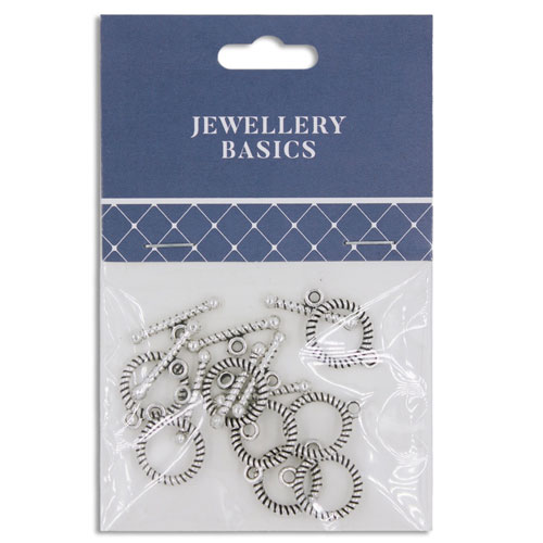 36924 Toggle Clasp 12mm Silver