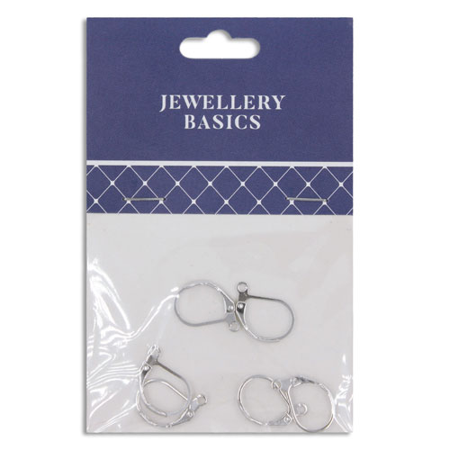 36925 Earring Hook 15mm Black