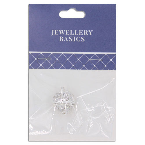 36928 Clasp Magnetic 20mm Bright Silver
