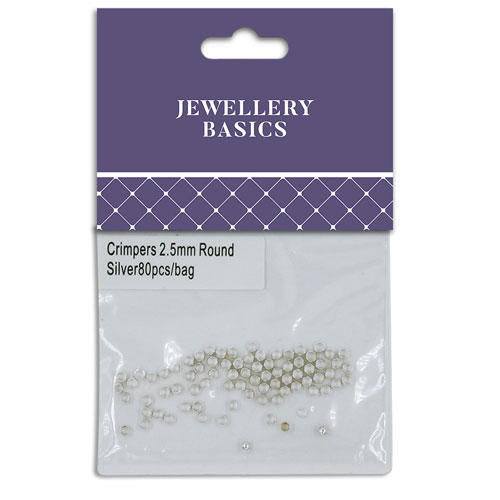 36944 Crimpers 2.5mm Silver