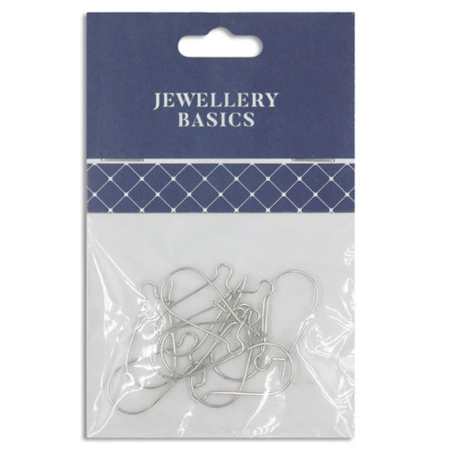 36945 Earring Loops 35mm Silver