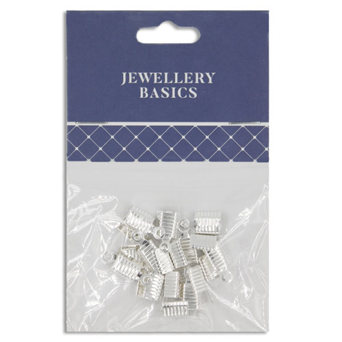 36946 Leather Clamp 12mm Silver