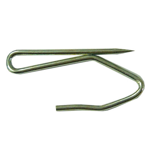 37083 Curtain Hook 35mm Zinc