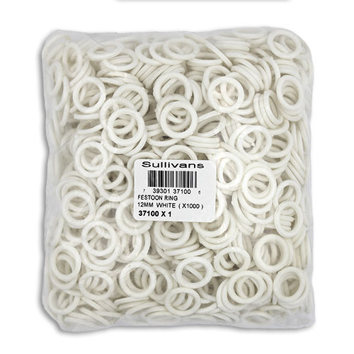 37100 Festoon Ring 12mm White