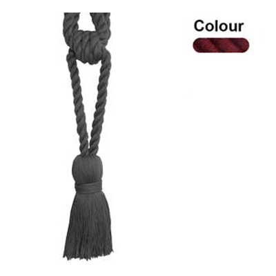 37116 Tie Back Small Burgundy