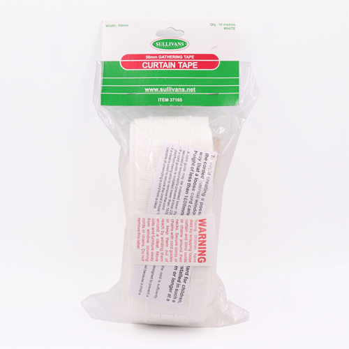 37165 Curtain Tape 50mm White