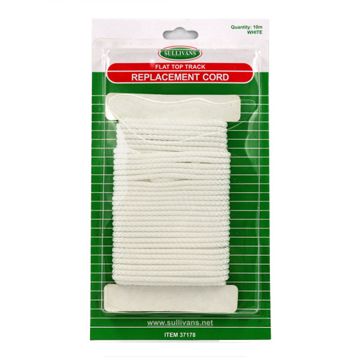 37178 Flat Top Track Replacement Cord 10m White