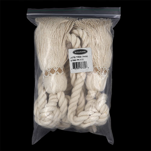 37382 Tie Back Small Natural Jute