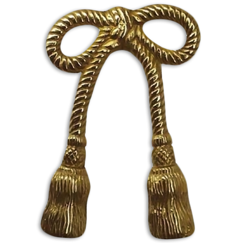 37468 Tie Back Holder 135mm 80mm Stem Brass