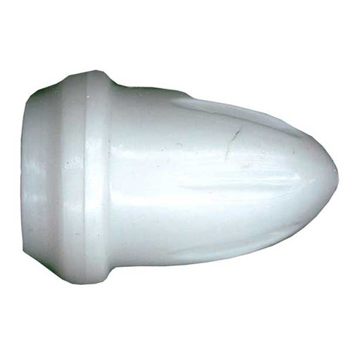 37526 Small Flute Finial For 16mm Rods White