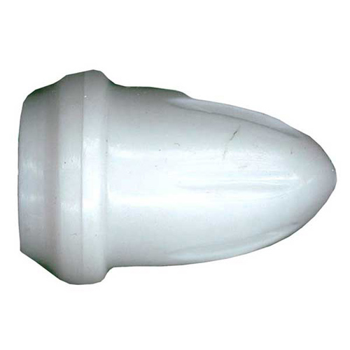 37527 Small Flute Finial For 16mm Rods White