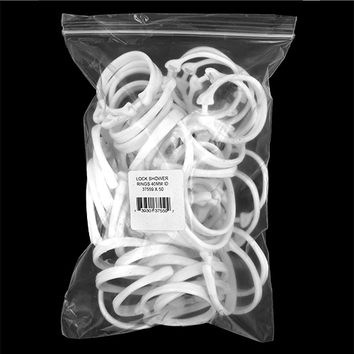 37559 Curtain Ring 40mm White