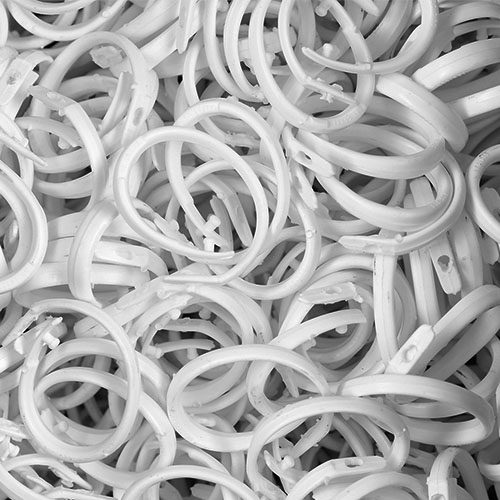 37561 Curtain Ring 33mm White
