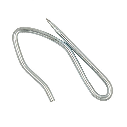 37621 Curtain Hook 35mm Zinc
