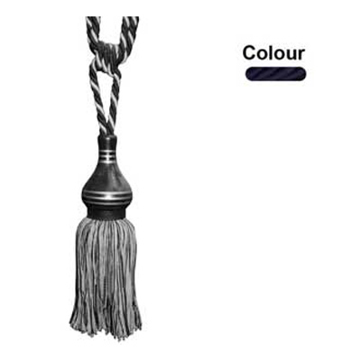 37643 Tie Back Medium Navy