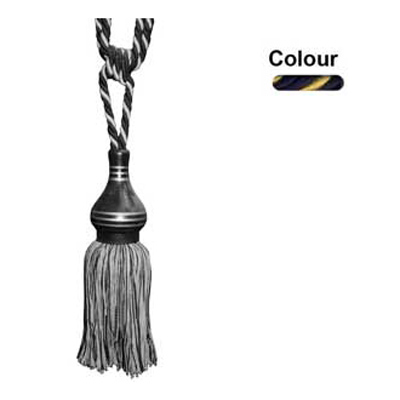 37653 Tie Back Medium Navy Ginger