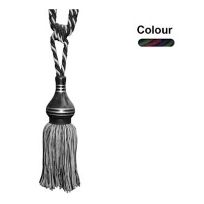 37658 Tie Back Medium Bottle Maroon Navy